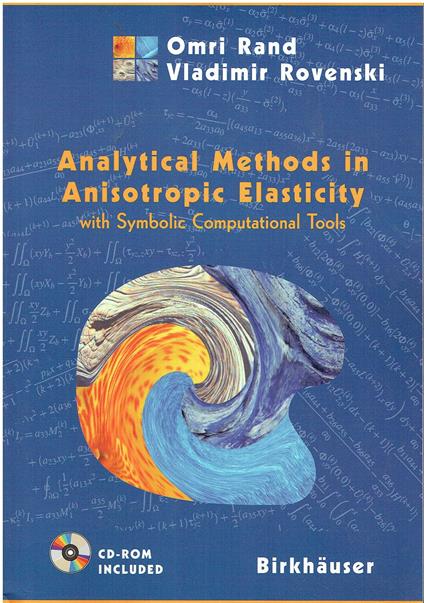 Analytical Methods in Anisotropic Elasticity: With Symbolic Computational Tools - copertina