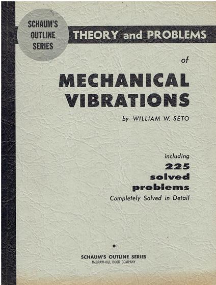 Theory and problems of Mechanical Vibrations - copertina