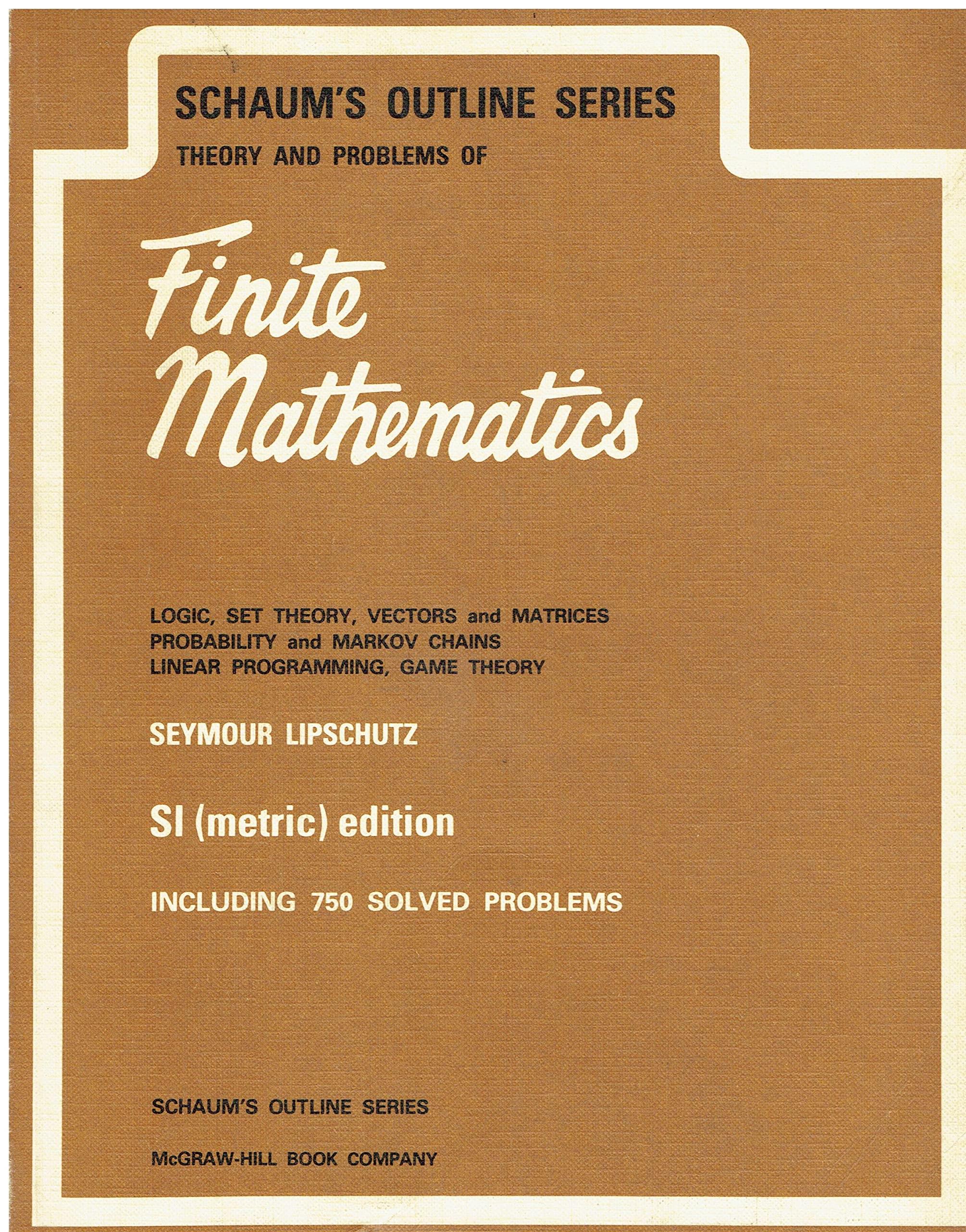 Schaum's Outline of Finite Mathematics