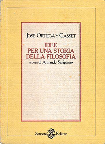 Idee per una storia della filosofia - copertina
