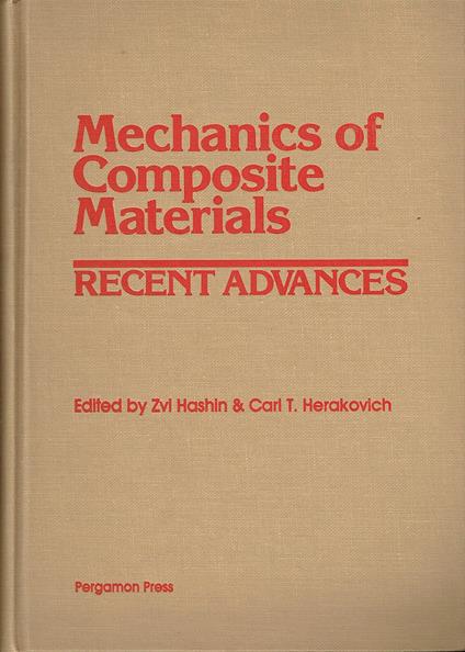 Mechanics of Composite Materials: Recent Advances - copertina