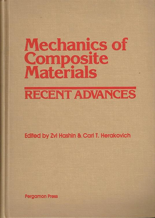 Mechanics of Composite Materials: Recent Advances - copertina