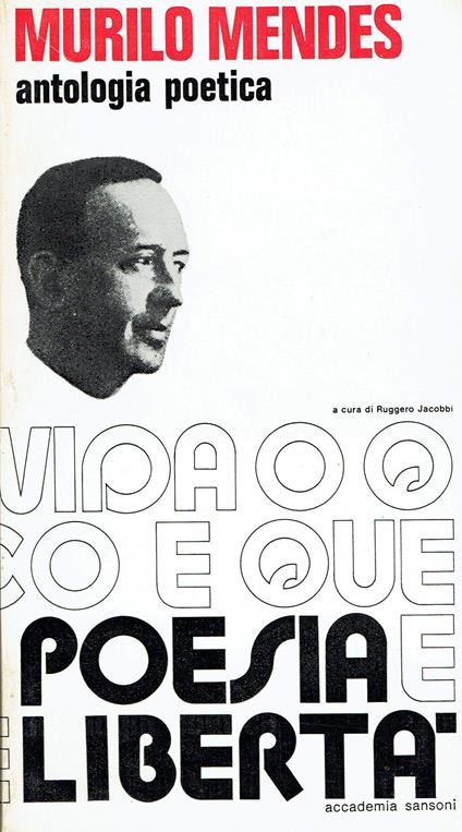 Poesia libertà. Antologia poetica - Murilo Mendes - copertina