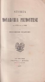 Storia della Monarchia Piemontese dal 1773 al 1861 - vol I