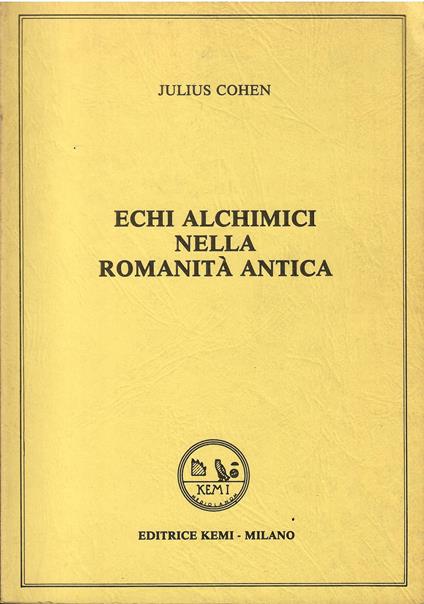 Echi alchimici nella romanità antica - copertina