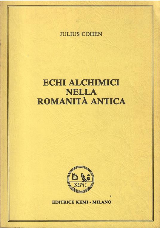 Echi alchimici nella romanità antica - copertina
