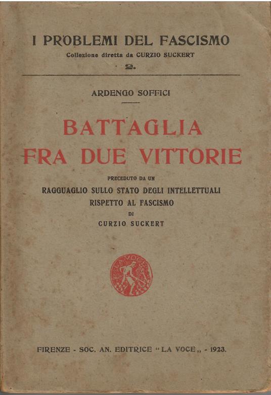 Battaglia fra le due guerre - Ardengo Soffici - copertina