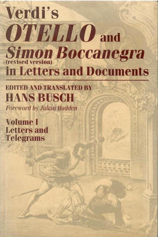 Verdìs Otello and Simon Boccanegra - Giuseppe Verdi - copertina