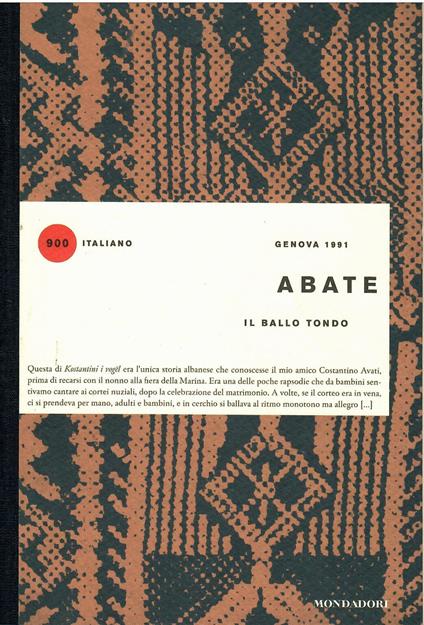 Il ballo tondo - Carmine Abate - copertina