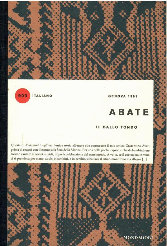 Il ballo tondo - Carmine Abate - copertina