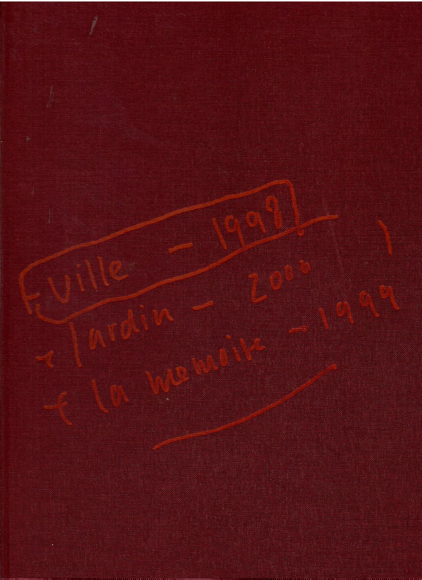 La ville, le jardin, la mémoire (1998-2000). Catalogo della mostra (Roma, villa Medici, 1998)