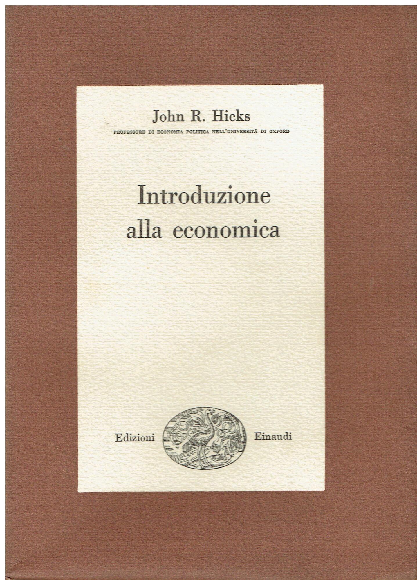 Introduzione alla economia