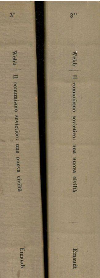 Il comunismo sovietico: una nuova civilta' - Sidney Webb - copertina