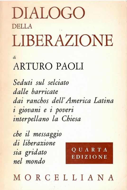 Dialogo della liberazione - Arturo Paoli - copertina