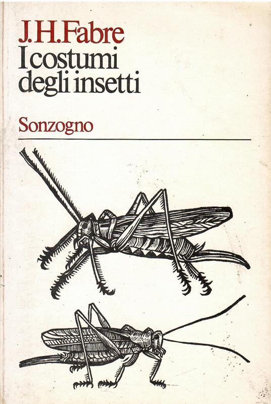 Costumi degli insetti - Jean-Henri Fabre - copertina
