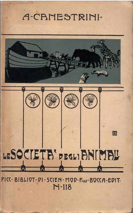 Le società degli animali - Alessandro Canestrini - copertina