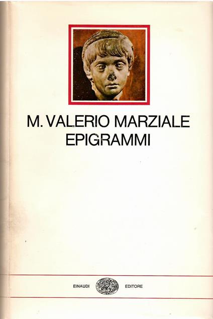 Epigrammi - Marco Valerio Marziale - copertina