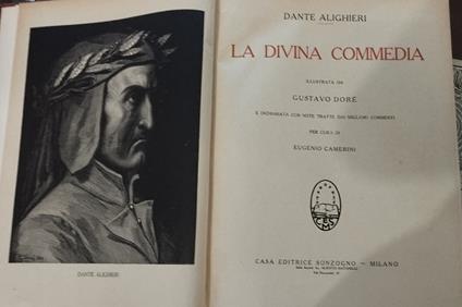 La Divina Commedia - Dante Alighieri - copertina