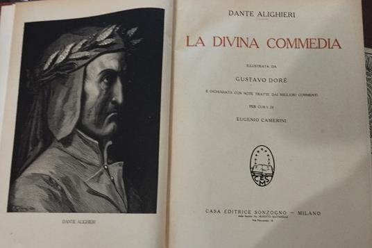 La Divina Commedia - Dante Alighieri - copertina