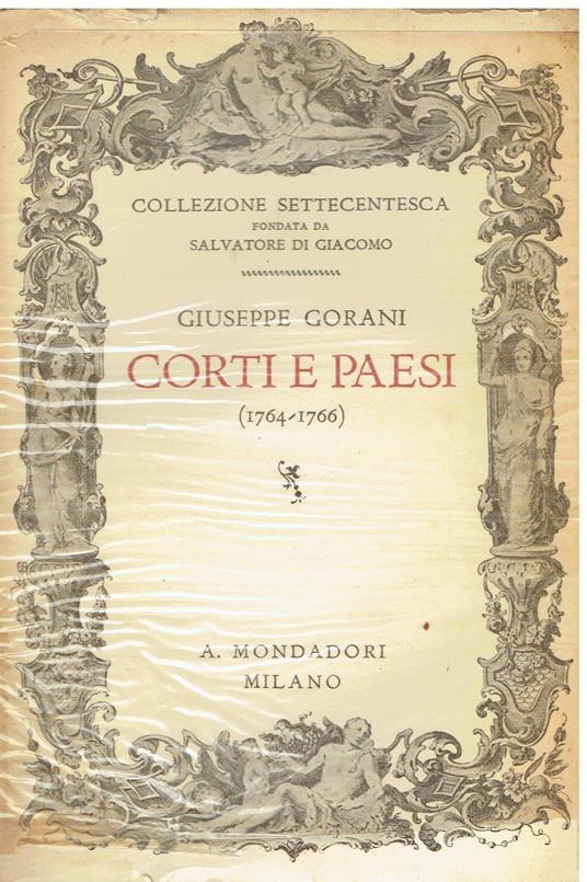 Corti e paesi (1764-1766) - Giuseppe Gorani - copertina