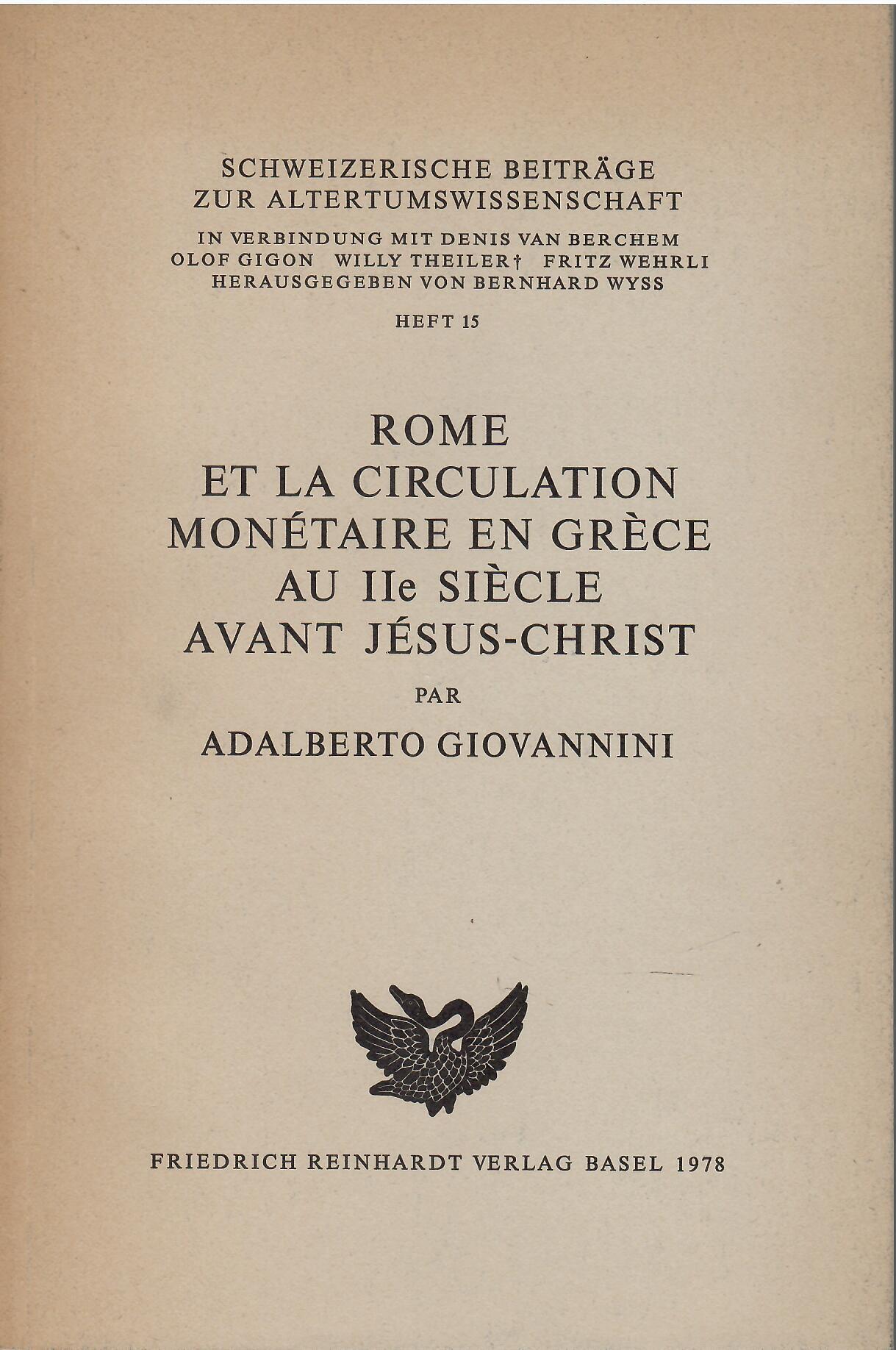 Rome Et La Circulation Monetaire En Grece Au IIE Siecle Avant Jesus-christ