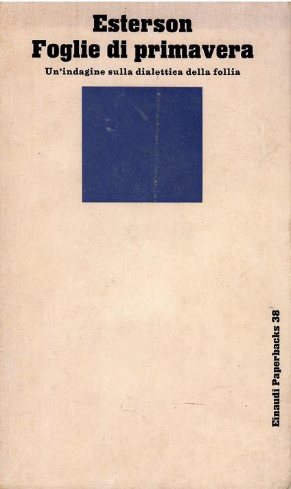 Foglie di primavera - Aaron Esterson - copertina