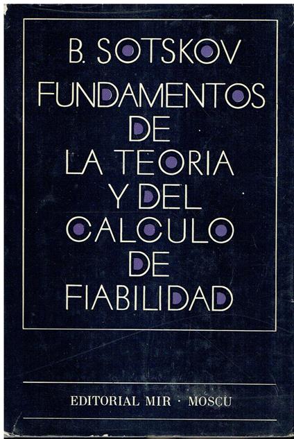Fundamentos de la teoria y del calculo de fiabilidad - copertina