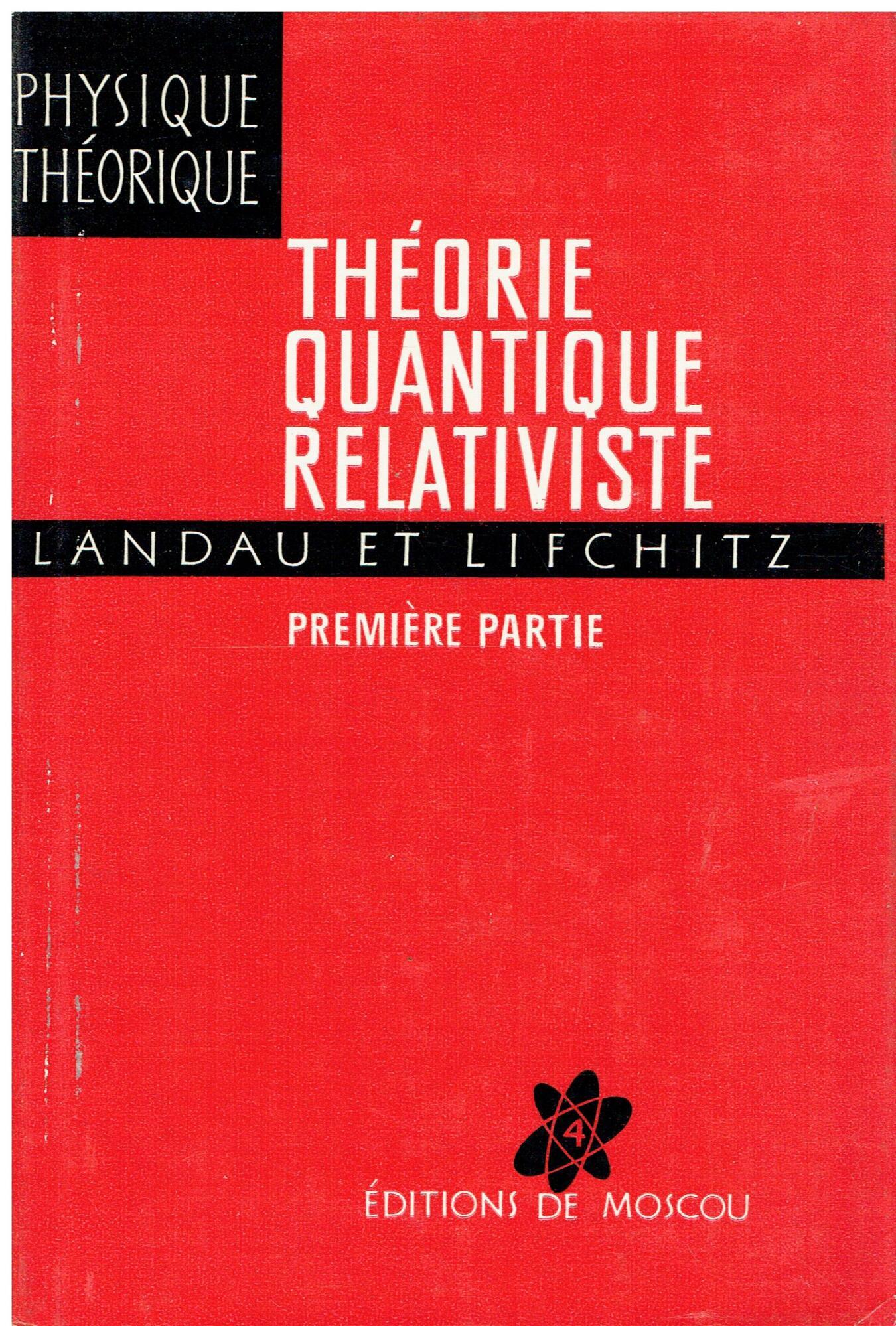 Theorie quantistique relativiste