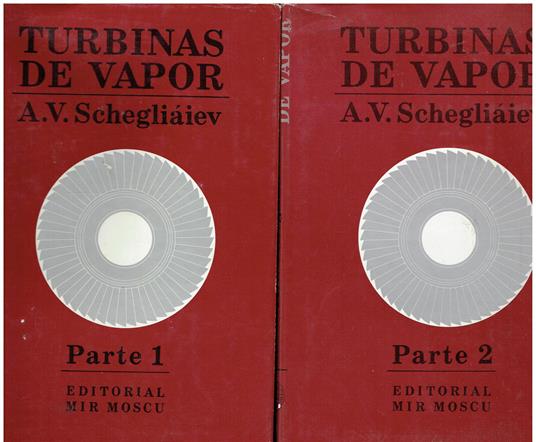 Turbinas de vapor - 2 volumes - copertina