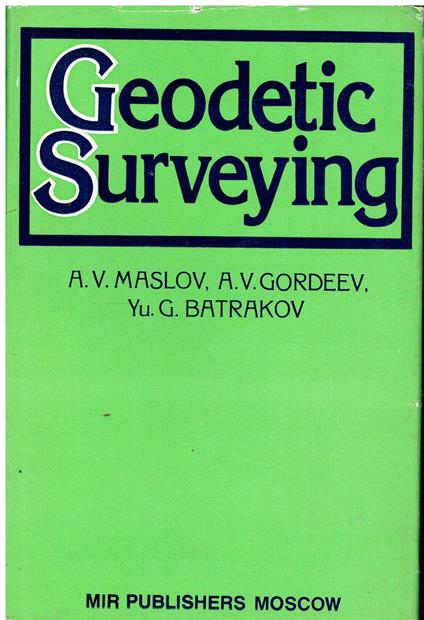 Geodetic Surveying - copertina