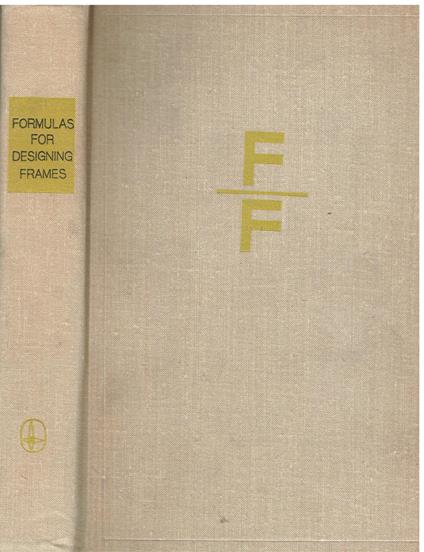Formulas for designing frames - copertina