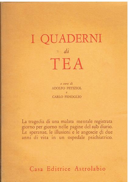 I quaderni di Tea - copertina