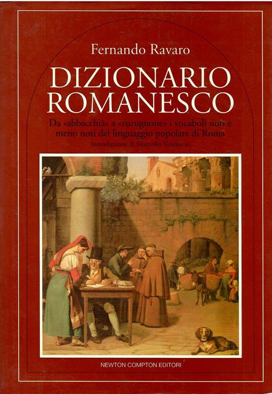 Dizionario romanesco - copertina