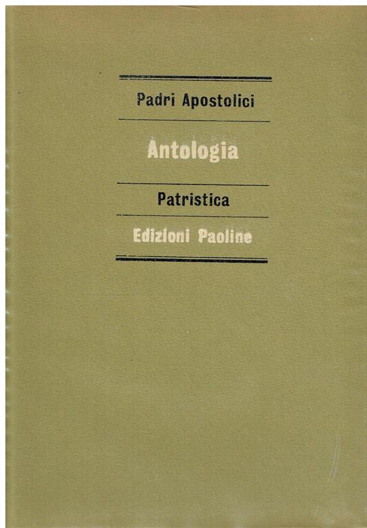 Antologia - copertina
