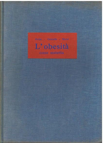 L' obesità come malattia - copertina