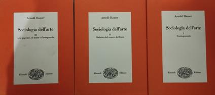 Sociologia dell'arte - Arnold Hauser - copertina