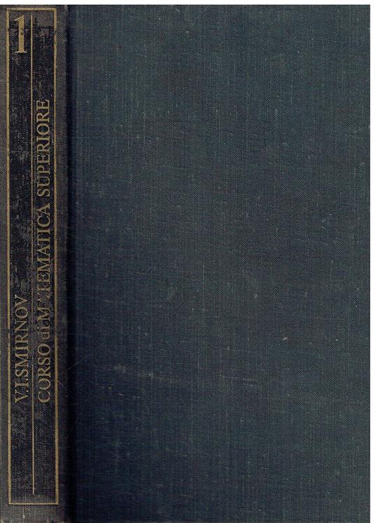 Corso di matematica superiore (Vol. 1) - Vladimir Smirnov - copertina