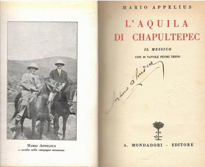 L' aquila di chapultepec - Mario Appelius - copertina