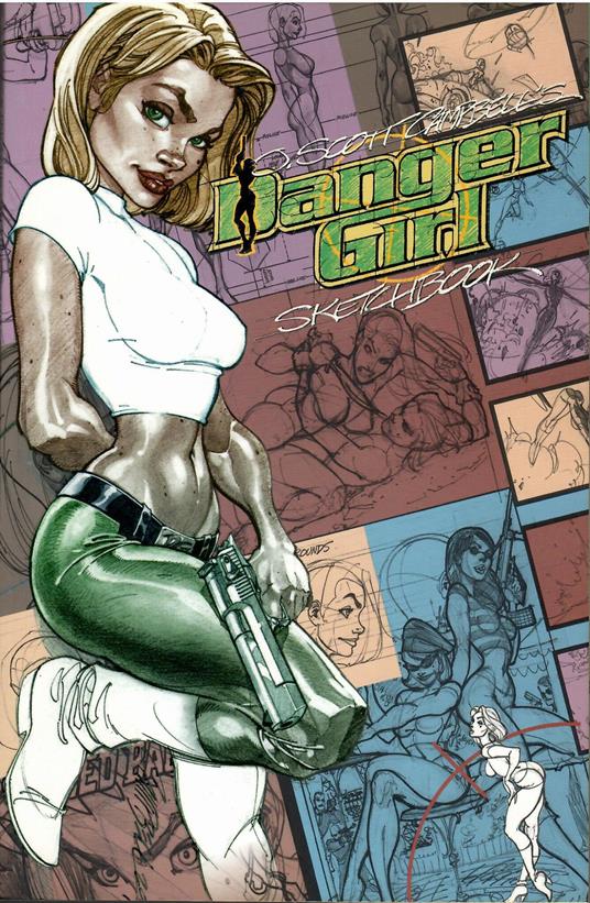 Danger girl sketchbook. Sin city - copertina