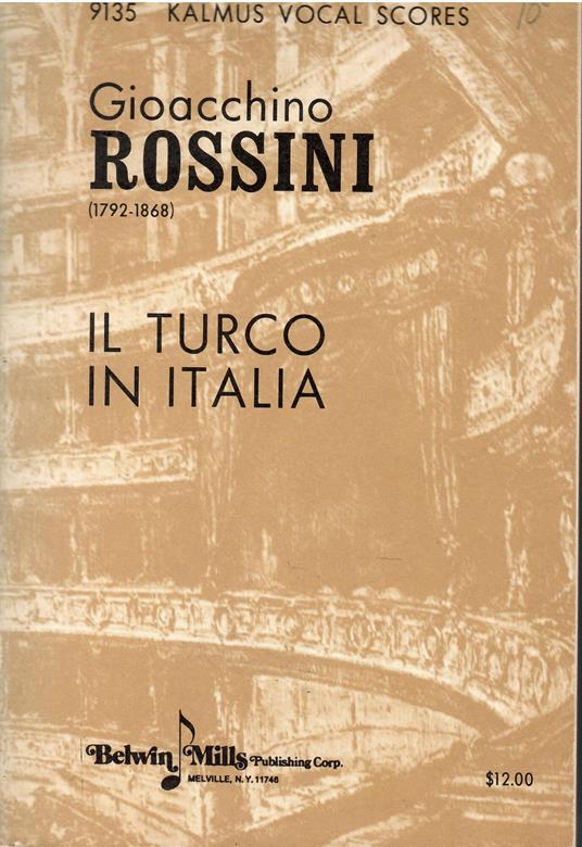 Il Turco In Italia - copertina