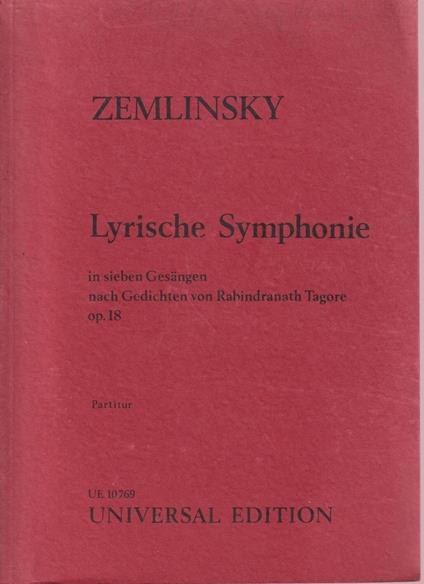 Lyrische Symphonie - copertina