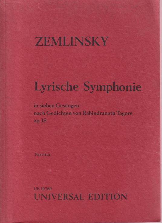 Lyrische Symphonie - copertina