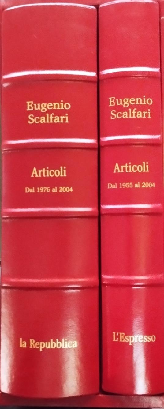 Articoli La Repubblica Dal 1976 Al 2004 - Eugenio Scalfari - copertina