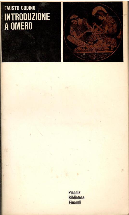 Introduzione a Omero - Fausto Codino - copertina