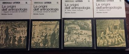 Le origini dell'antropologia - Michéle Duchet - copertina