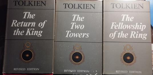 The Lord of the Rings: The Fellowship of the Ring. The Two Towers. The Return of the King. In three volumes complete - copertina