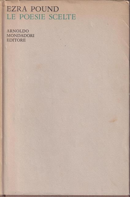 Le poesie scelte - Ezra Pound - copertina