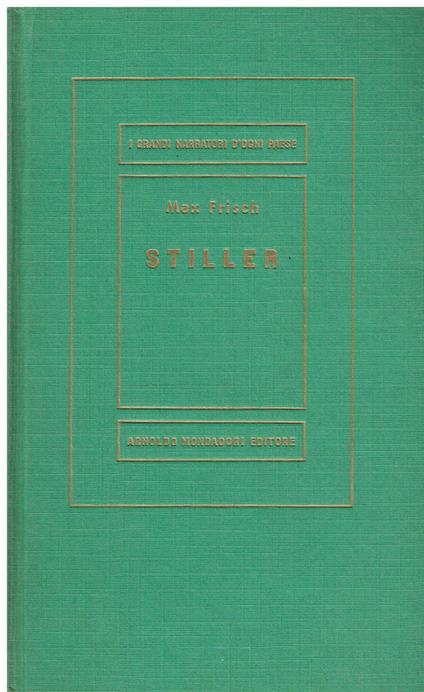 Stiller - Max Frisch - copertina