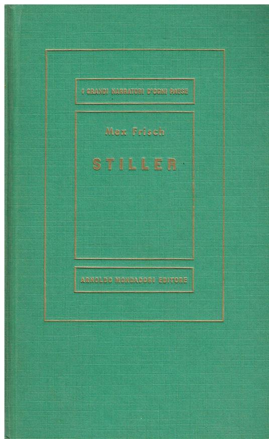 Stiller - Max Frisch - copertina