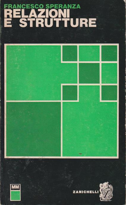 Relazioni e strutture - Francesco Speranza - copertina